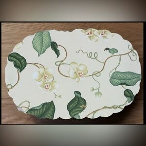 VTG✨ Orchid coated fabric placemats set of‎ 4 18x12